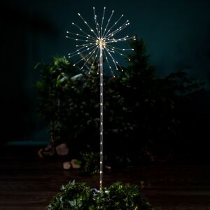 Садовый светильник Фейерверк 100*36 см, 152 теплые белые LED, контроллер+таймер, на батарейках, IP44 Star Trading фото 2