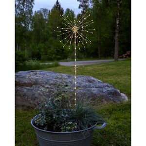 Садовый светильник Фейерверк 100*36 см, 152 теплые белые LED, контроллер+таймер, на батарейках, IP44 Star Trading фото 3