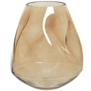 Стеклянная ваза Menelaos Beige 24 см Kaemingk фото 3