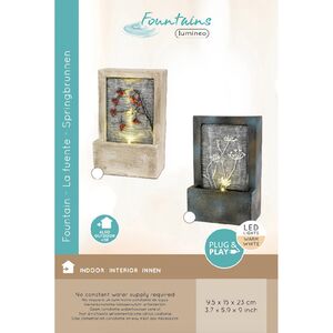 Декоративный фонтан Геффен 23*15 см с LED подсветкой Kaemingk фото 4
