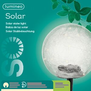 Садовый солнечный светильник Solar Monaco 15 см, IP44 Kaemingk фото 3