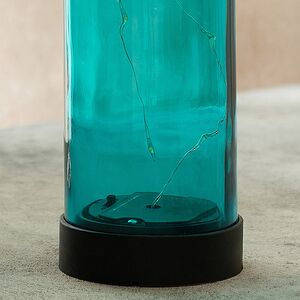 Садовый светильник - бутылка Solar Firefly на солнечной батарее 31 см, 10 теплых белых LED ламп, голубой, IP44 Kaemingk фото 5