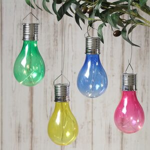 Подвесной светильник на солнечной батарее Лампочка Solar Colors 14 см с теплыми белыми LED, IP44