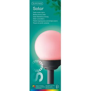 Набор солнечных светильников Solar Gale 27*10 см, 4 шт, смена цветов, IP44 Kaemingk фото 6