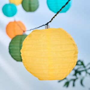 Садовая гирлянда на солнечной батарее Фолия 4.5 м, 10 теплых белых LED ламп, черный провод, IP44 Kaemingk (Кейминг) фото 3