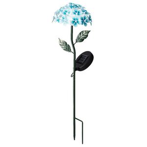 Садовый солнечный светильник Solar Flower Blue 54*16 см, IP44 Kaemingk фото 2