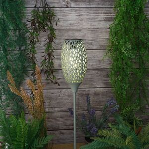 Садовый фонарь на солнечной батарее Solar Drop 94*11 см, зеленый, IP44 Kaemingk фото 5