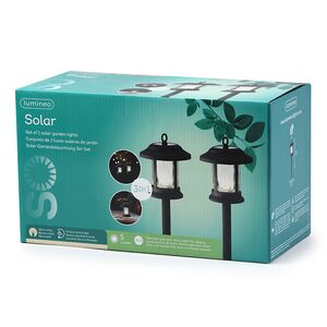 Набор садовых светильников на солнечной батарее Solar Palermo 28*16 см 3 в 1, 2 шт, IP44 Kaemingk фото 6