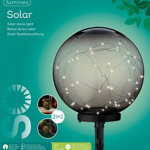 Садовый солнечный светильник Solar Smokey 38*30 см, IP44 Kaemingk фото 5