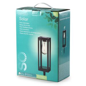 Садовые фонари на солнечной батарее Solar Ravenna 28*10 см, 2 шт, черные, IP44 Kaemingk фото 5