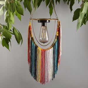 Подвесной светильник на солнечной батарее Solar Boho - Multicolor 38 см, IP44 Kaemingk фото 2