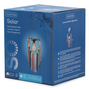 Подвесной светильник на солнечной батарее Solar Boho - Multicolor 38 см, IP44 Kaemingk фото 6