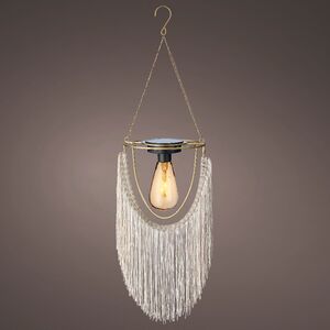 Подвесной светильник на солнечной батарее Solar Boho - Natural 38 см, IP44 Kaemingk фото 12