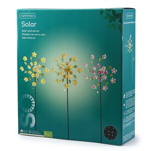 Садовый светильник на солнечной батарее Solar - Daisy Yellow 119 см, с вращением, IP44 Kaemingk фото 5