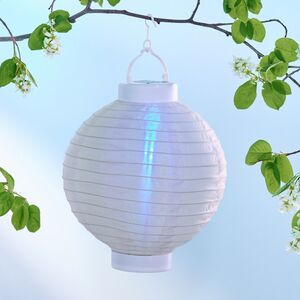 Китайский фонарик на солнечной батарее Верано 23*20 см, цветные RGB LED с эффектом живого пламени, IP44 Kaemingk (Кейминг) фото 3