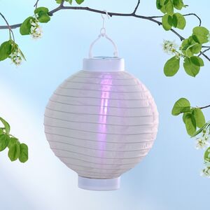 Китайский фонарик на солнечной батарее Верано 23*20 см, цветные RGB LED с эффектом живого пламени, IP44 Kaemingk (Кейминг) фото 4