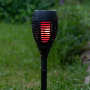Садовый фонарь на солнечной батарее Solar Samoa 49*10 см, RGB LED с эффектом живого пламени, IP44 Kaemingk фото 7