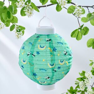 Китайский фонарик на солнечной батарее Беби-бум 23*20 см зелёный, IP44