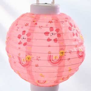 Китайский фонарик на солнечной батарее Беби-бум 23*20 см розовый, IP44 Kaemingk (Кейминг) фото 2