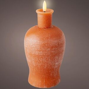 Светодиодная свеча с имитацией пламени Pieta: Rondanini Terra 21 см на батарейках