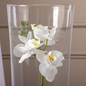 Искусственный цветок в кашпо Орхидея Royal White 50 см Edelman фото 2