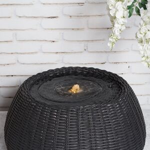 Декоративный фонтан Sorrento Nero 54*28 см с LED подсветкой Kaemingk фото 2