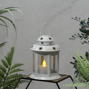 Подсвечник Волшебный Фонарик 14 см белый Koopman фото 4
