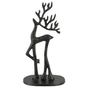 Декоративная фигура Олень Рико 21 см черный