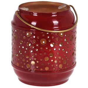 Декоративный подсвечник Рафаэлла 8 см красный Koopman фото 6