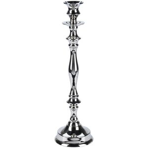 Металлический подсвечник для 1 свечи Марэль 37 см серебряный Koopman фото 2