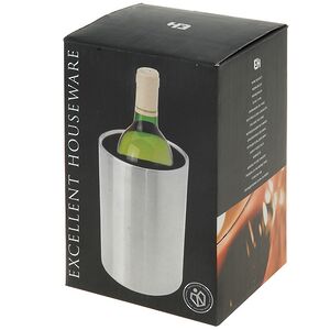 Ведерко для охлаждения вина 18*12 см серебряное Koopman фото 2