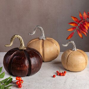 Деревянная фигурка Тыква Carmen 16 см  Koopman фото 4