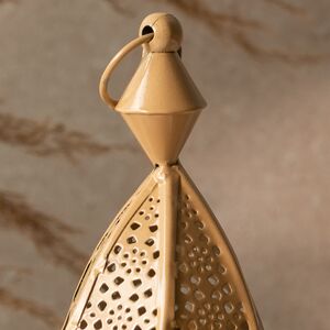 Металлический подсвечник-фонарь Shanklin 17 см, бежевый Koopman фото 4