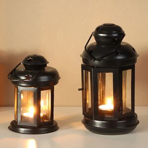 Подсвечник фонарь Severo 20 см черный Koopman фото 3