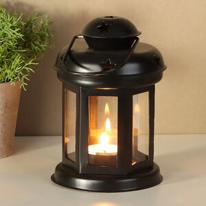 Подсвечник фонарь Severo 15 см черный Koopman фото 1