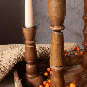 Деревянный подсвечник Andrea Ferraro 18 см Koopman фото 10