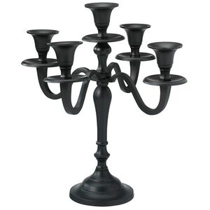 Подсвечник канделябр на 5 свечей Nocturne Noir 30 см Koopman (Купман) фото 1