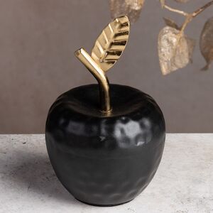 Декоративная фигурка Яблоко Меркаданте 15 см черное