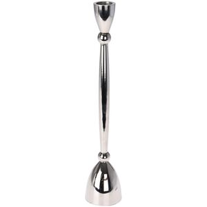 Декоративный подсвечник для 1 свечи Асемира 30 см серебряный Koopman фото 3