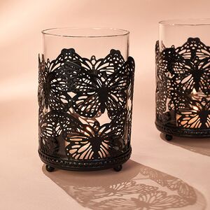 Стеклянный подсвечник Butterfly 11 см Koopman фото 6