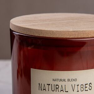 Ароматическая свеча Natural Vibes - Vanilla 10 см, в стеклянном стакане Koopman фото 3
