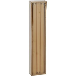 Высокие свечи Лингфилд 30 см, 6 шт, янтарные