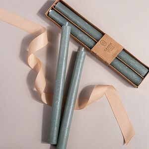 Столовые свечи Ронберг Рустик 25 см, 2 шт, эвкалипт