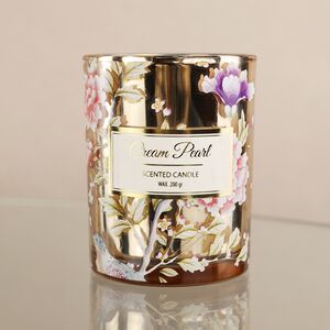 Ароматическая свеча Denise - Cream Pearl 10 см, в стеклянном стакане Koopman фото 3