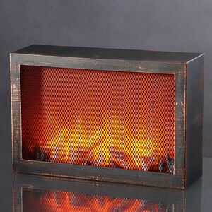 Светодиодный камин Bradburg 30*21 см, на батарейках