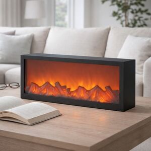 Электрический камин без обогрева Модерн 57*25 см, металл