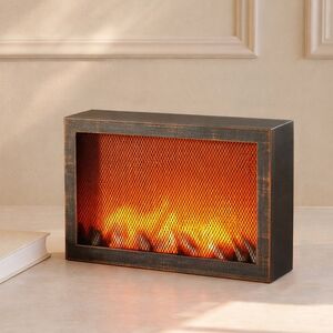 Светодиодный камин Bradburg 30*21 см, на батарейках