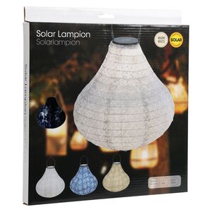 Подвесной светильник на солнечной батарее Solar Vittore 30*28 см синий, IP44 Koopman фото 4