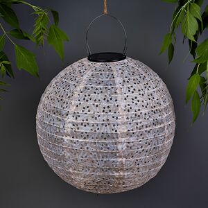 Китайский фонарик на солнечной батарее Бартон-Стейси 30 см бежевый, IP44 Koopman (Купман) фото 3