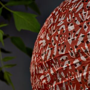 Китайский фонарик на солнечной батарее Бартон-Стейси 30 см оранжевый, IP44 Koopman (Купман) фото 5